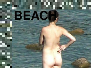 nudista, babes, praia
