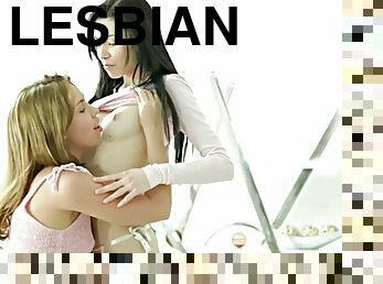 Watch some hot lesbian action!