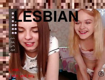 Young lesbians hot webcam video