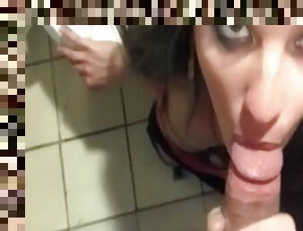 Slut Fucked In Mall Toilet