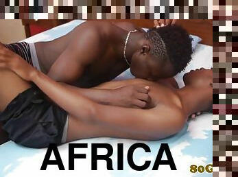 African amateur anal fingered