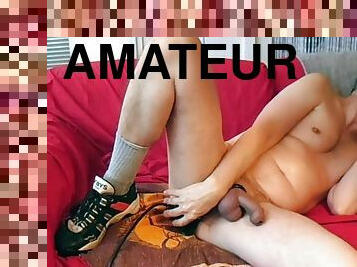 masturbation, amateur, anal, jouet, branlette, gode