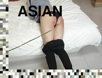 asiatique, babes, fessée