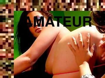 tetas-grandes, masturbación, coño-pussy, amateur, lesbiana, con-los-dedos