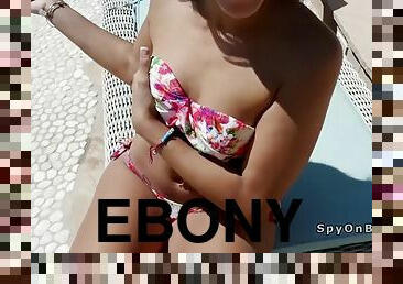 Ebony babe got banged by her perv neighbour