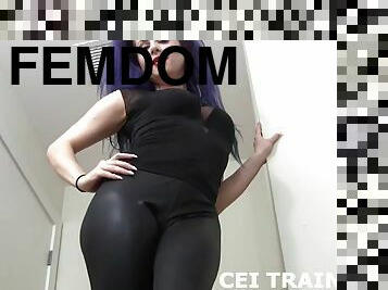 Eat your cum in tribute to your goddess cei