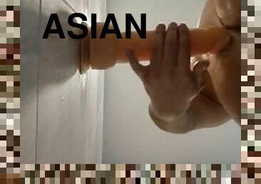 asiatique, clito, chatte-pussy, anal, gay, joufflue, pute, chevauchement, gode, solo