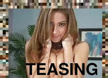 Jenna Haze erotic pantyhose tease