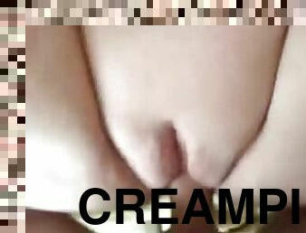 BBW loaded up with creampie
