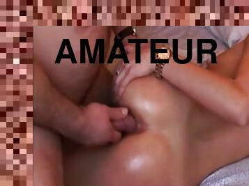 fru, amatör, anal, milf, brunett, puma