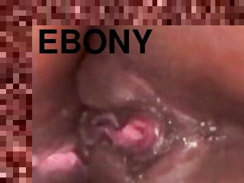 Ebony Wet Scissoring