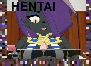 masturbação, babes, tiro-ao-alvo, brinquedo, penetração-de-braço, a-três, pov, anime, hentai