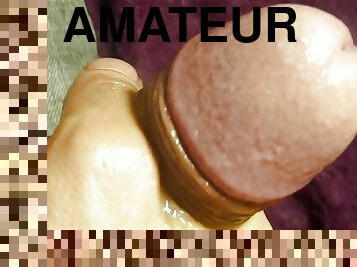 asiatisk, masturbation, amatör, cumshot, gay, sprut, ensam, close-up