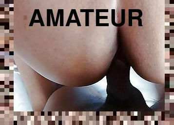 cul, levrette, énorme, vieux, orgasme, chatte-pussy, femme, amateur, anal, énorme-bite