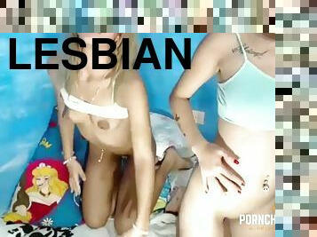 Latina lesbians ass to ass with dildo more at pornchicki.com