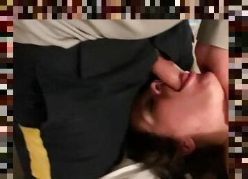 Canadian Slut Being Deep Throated