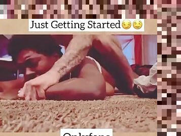 Ebony Slut Gets Fucked On The Living Room Floor  Onlyfans Creators
