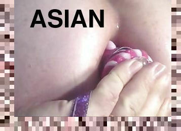 asiático, cuatro-patas, anal, juguete, hardcore, gay, europeo, euro, bisexual