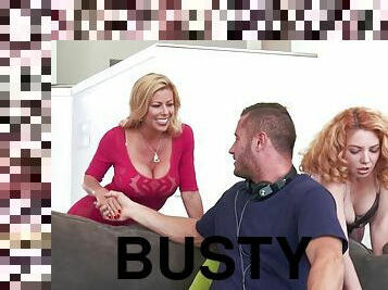 Busty blonde mom alexis fawx seducing danny mountain