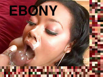 Hot ebony with round ass fuck with bbc
