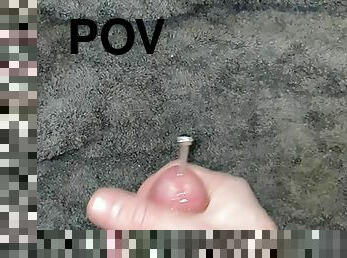 masturbação, tiro-ao-alvo, gay, pov