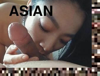 asiatisk, pussy, amatør, anal, babes, blowjob, cumshot, knulling-fucking, petite, små-pupper