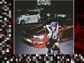 hardcore, latina, japonesa, compilação, carro