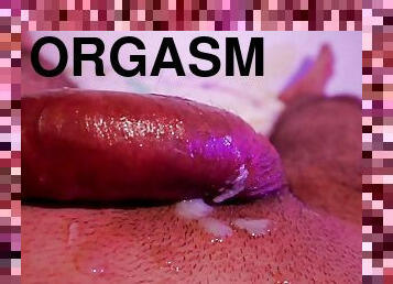 POV Jerking my big uncut latino cock with oil until I peecum a BIG load in an intense ruined orgasm - Camilo BrownPOV Je