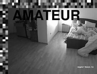 fru, amatör, kamera, voyeur, dildo, gömd