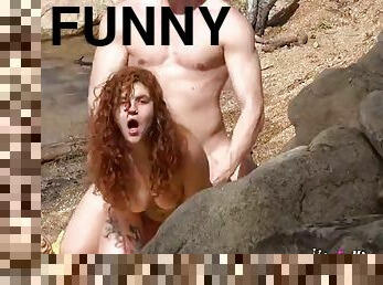 Filming Naked Guys - Have Nude Fun on the Lakeside with Jade!