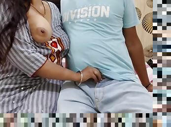 A Desi Wife Seduces Her Boyfriend To Fuck And Fill Her Holes With Cum
