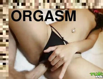 masturbation, orgasme, hardcore, point-de-vue, thaï, culotte, horny