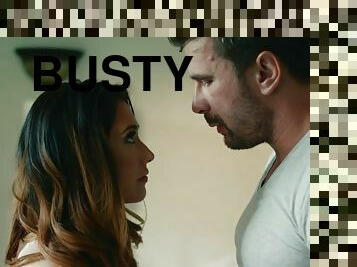 Busty Latina Eva Lovia and Manuel Ferrara - erotic encounter and passionate fuck
