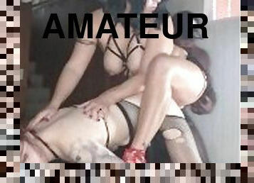 amateur, anal, fellation, jouet, hardcore, bdsm, trio, ligotée, sœur, bondage