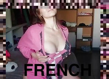 French escort with big tits French woman