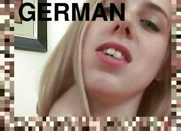 Fantastic German blonde teen makes you lose it