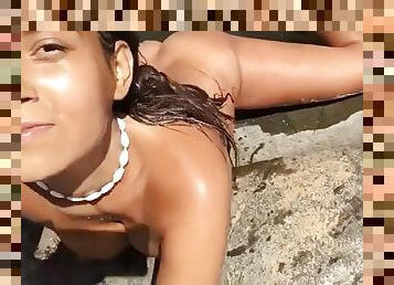 Tasha mama naked in a river