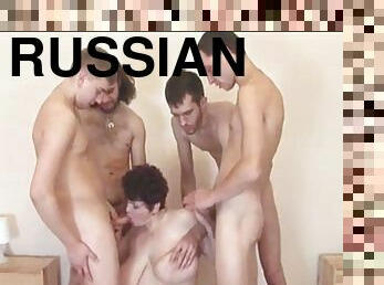 Russian gangbang