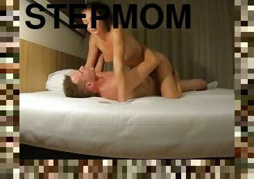 Beautiful Horny stepmom sexually satisfied in a hotel room vol.3