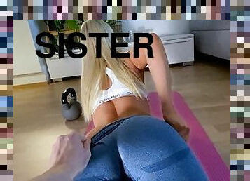 Step-sister Wanted a Video For Tiktok But Got Her Tight Pussy Fucked Instead