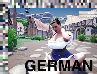 Octoberfest German Barmaid Outfit Feign gameplay PAWG BBW cowgirl facesitting missionary