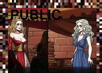 Game of Whores ep 5 Dany x Cersei Rainha promete pole dance