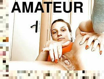 masturbation, bröstvårtor, orgasm, fitta-pussy, amatör, tonåring, mamma, avrunkning, fingerknull, europeisk