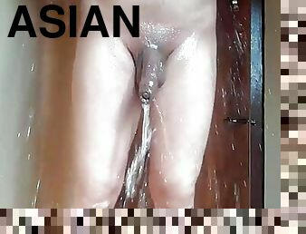 asiatisk, masturbation, gammal, cumshot, gay, äldre, verklighet, björn