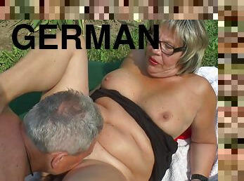 German Mature Loving Taking It Outdoor On A Daily Sun #2