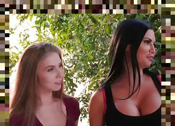 Milf jasmine jae and teen sydney cole having a farewell fuck