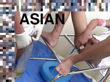 asian, kencing, dubur, doktor, homoseksual, fetish, lubang-buntut