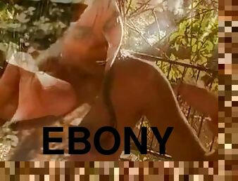 Ebony Teen Makes Big Cock Cum A Lot