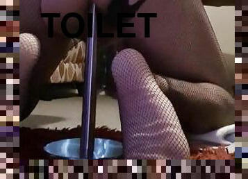 masturbation, amateur, anal, toilette, fétiche, solo, insertion