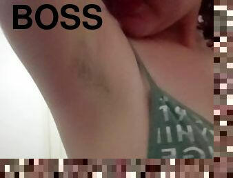 My boss wants to see my hairy armpits - pinay